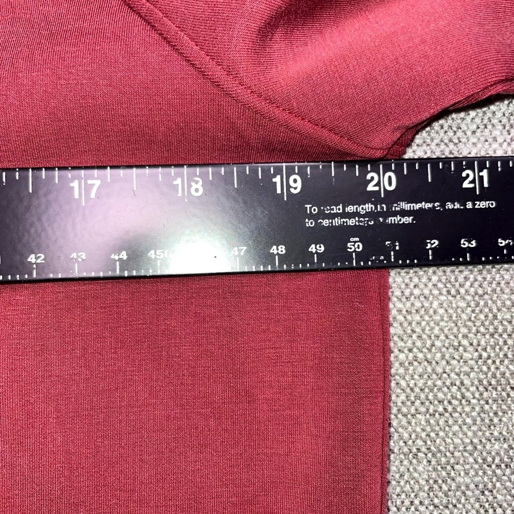All in Motion Airy Sleek Sweatshirt Women's XS Maroon Stretch Comfort Half Zip - Picture 7 of 11